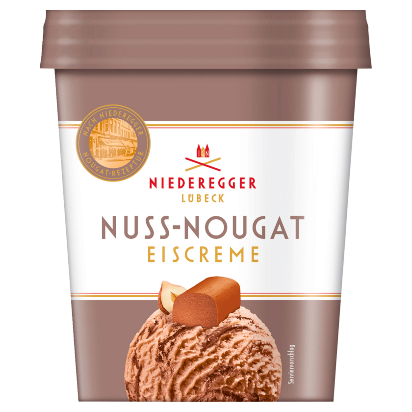 Niederegger Nuss-Nougat Eiscreme 500ml